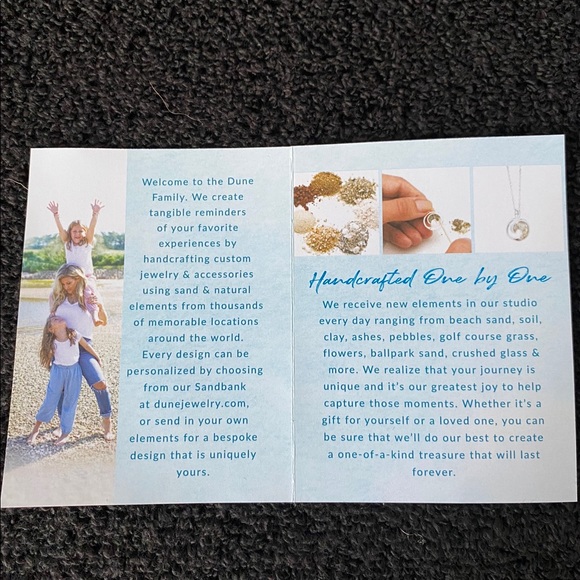 Larimar & Sand Sun Splash 925 Necklace - NIB - Picture 9 of 10